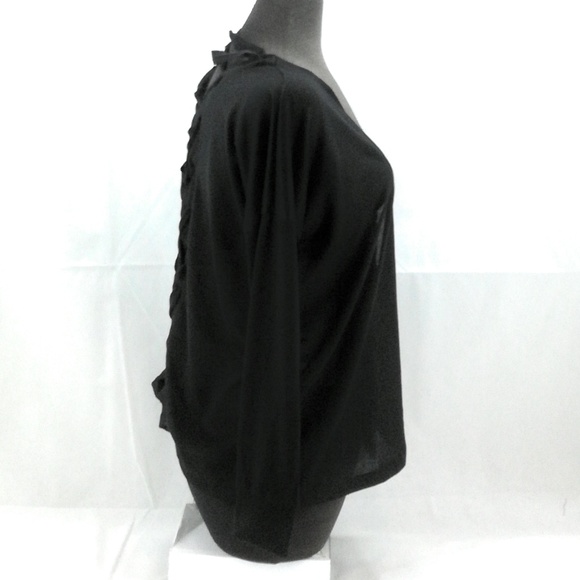 Moral Fiber Women's Black Long Sleeve Cardigan Size M - Picture 2 of 4